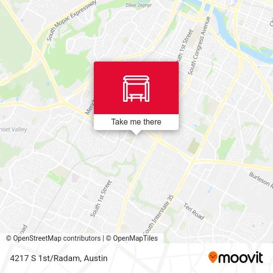Mapa de 4217 S 1st/Radam