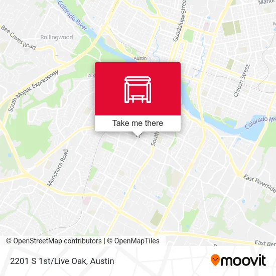 Mapa de 2201 S 1st/Live Oak