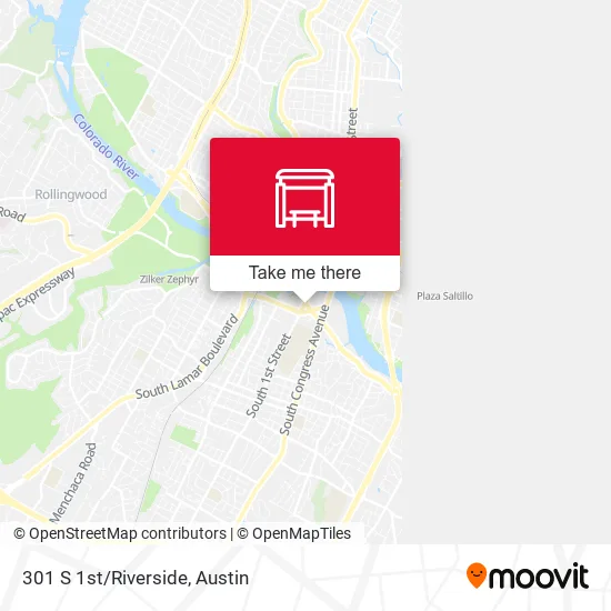 Mapa de 301 S 1st/Riverside