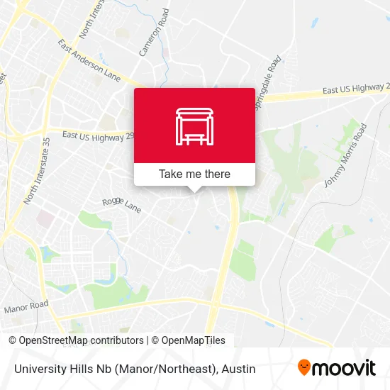 Mapa de University Hills Nb (Manor / Northeast)