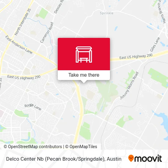 Mapa de Delco Center Nb (Pecan Brook / Springdale)