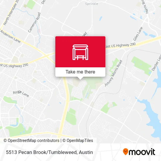 5513 Pecan Brook/Tumbleweed map