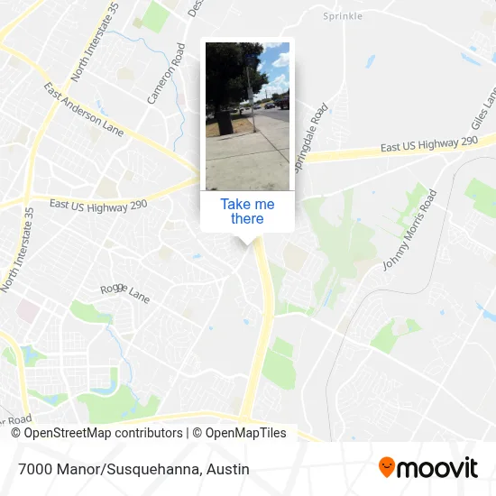 7000 Manor/Susquehanna map