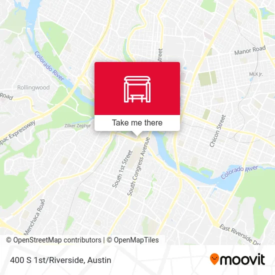 400 S 1st/Riverside map