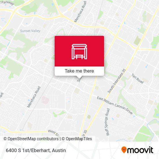 6400 S 1st/Eberhart map