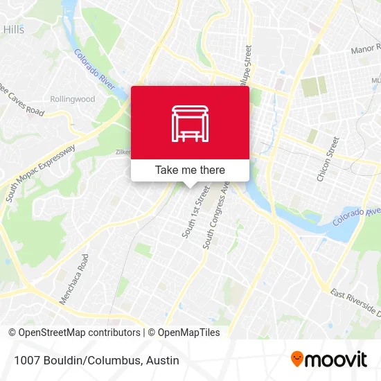 1007 Bouldin/Columbus map