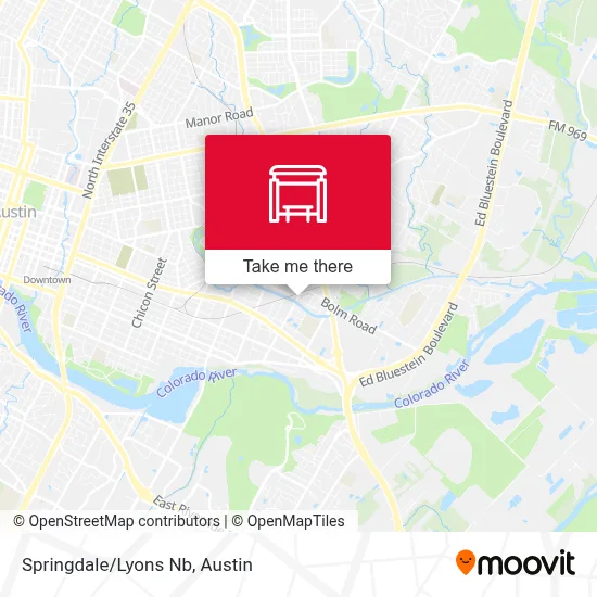 Springdale/Lyons Nb map