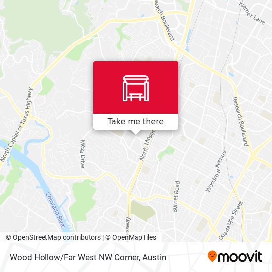Wood Hollow/Far West NW Corner map