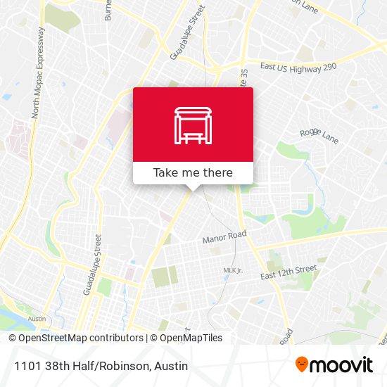 Mapa de 1101 38th Half/Robinson