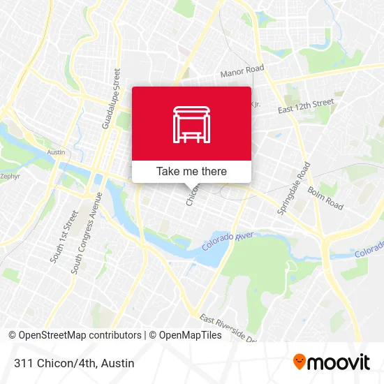 Mapa de 311 Chicon/4th