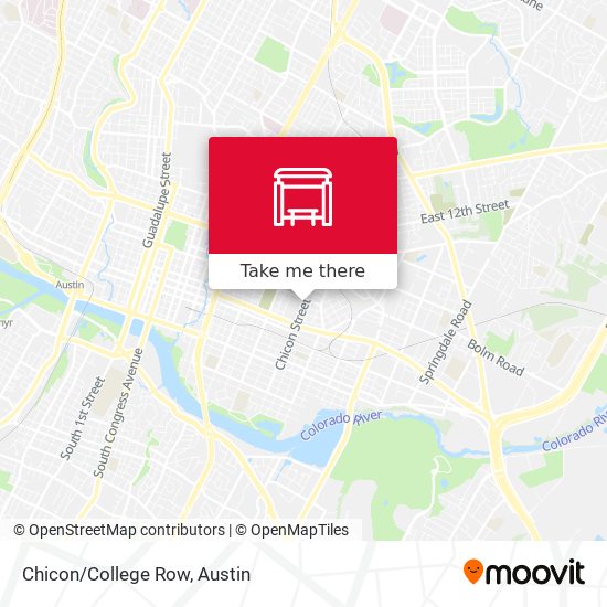 Mapa de Chicon/College Row