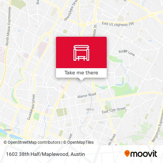 Mapa de 1602 38th Half/Maplewood