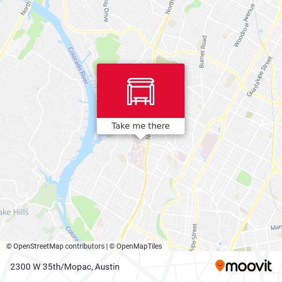 Mapa de 2300 W 35th/Mopac