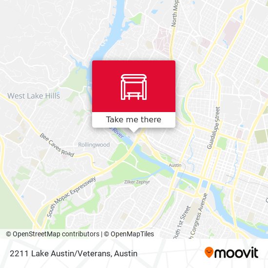 Mapa de 2211 Lake Austin/Veterans