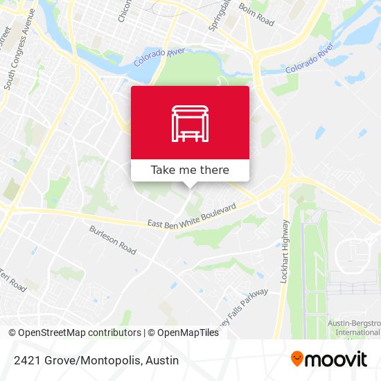 2421 Grove/Montopolis map