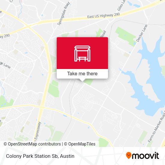 Mapa de Colony Park Station Sb