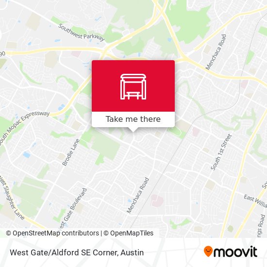 West Gate/Aldford SE Corner map
