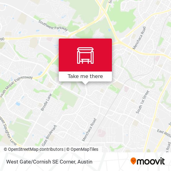 West Gate/Cornish SE Corner map