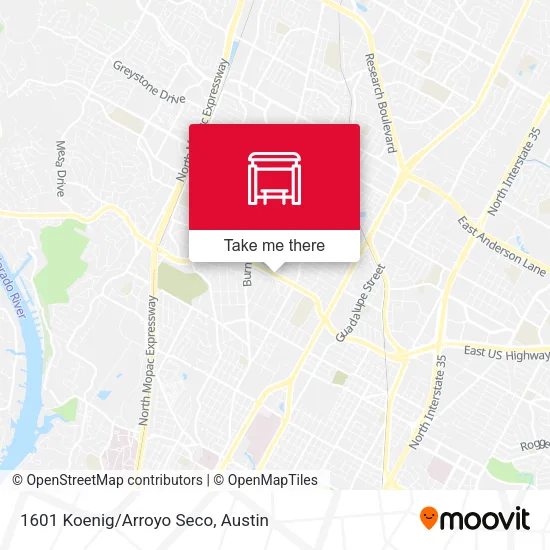 Mapa de 1601 Koenig/Arroyo Seco