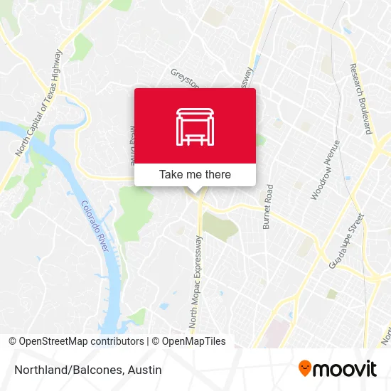 Northland/Balcones map