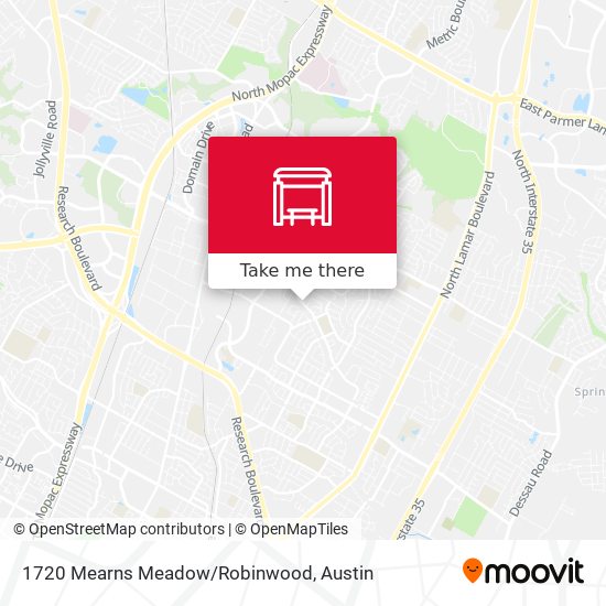 Mapa de 1720 Mearns Meadow/Robinwood