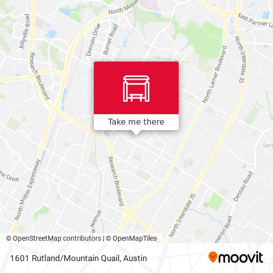 Mapa de 1601 Rutland/Mountain Quail