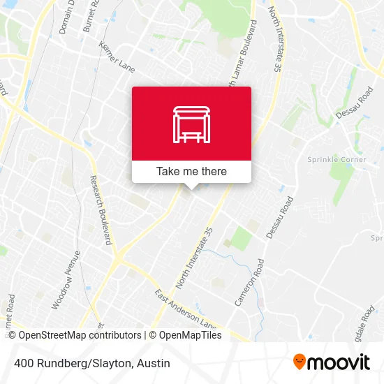 400 Rundberg/Slayton map