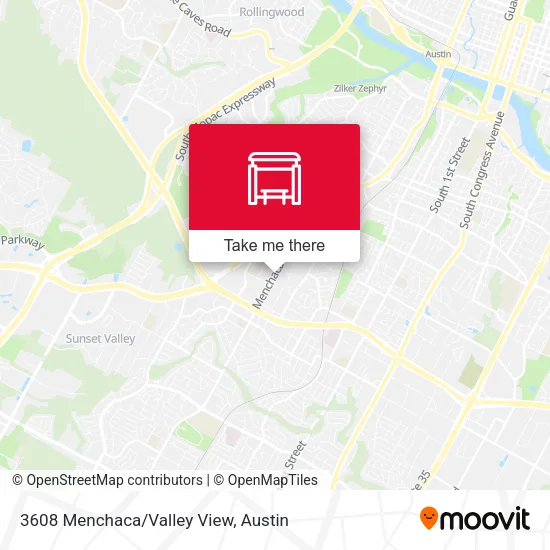 Mapa de 3608 Menchaca/Valley View