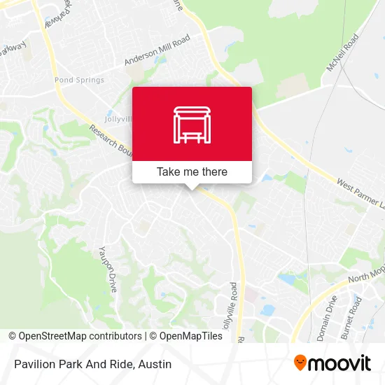 Mapa de Pavilion Park And Ride