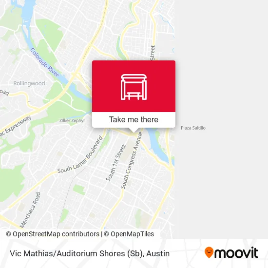 Mapa de Vic Mathias / Auditorium Shores (Sb)