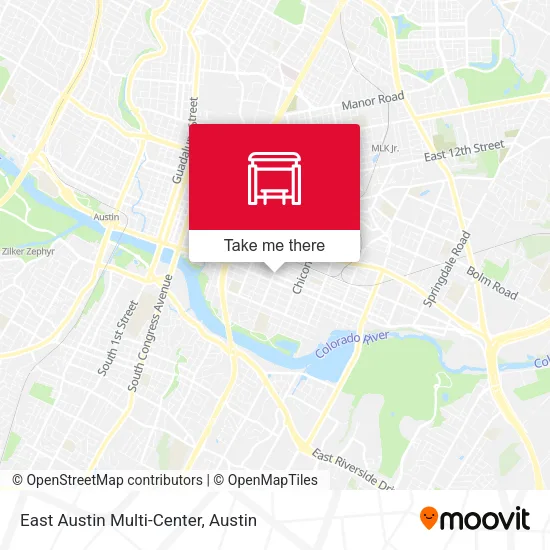 Mapa de East Austin Multi-Center