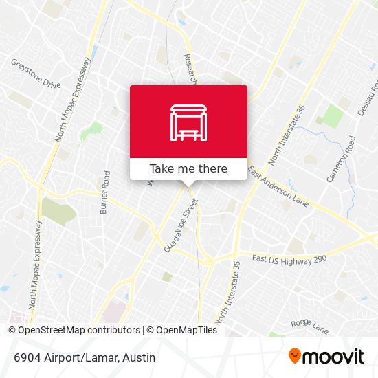 6904 Airport/Lamar map