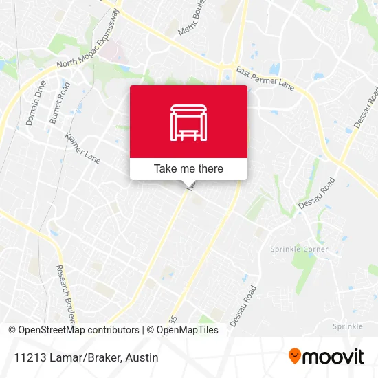 Mapa de 11213 Lamar/Braker