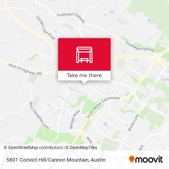 5801 Convict Hill / Cannon Mountain map