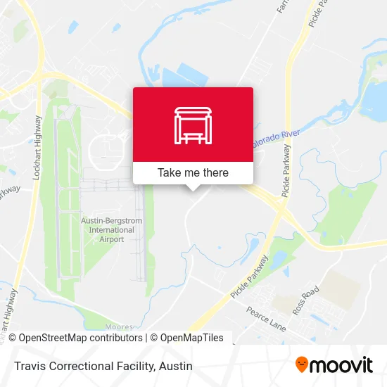Travis Correctional Facility map
