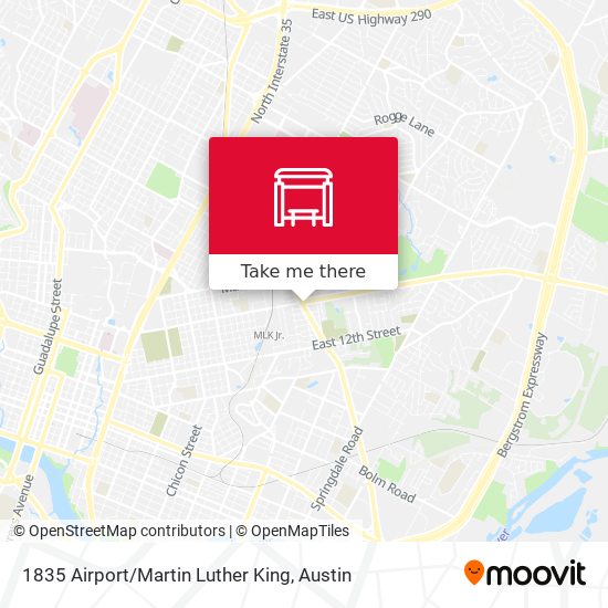 1835 Airport / Martin Luther King map