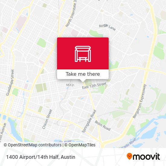 Mapa de 1400 Airport/14th Half