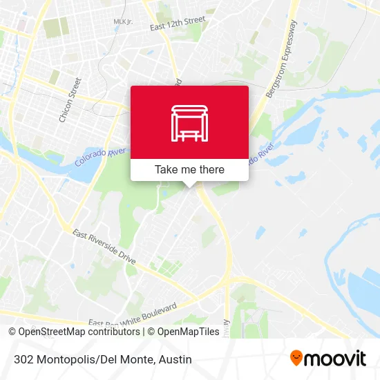 302 Montopolis/Del Monte map