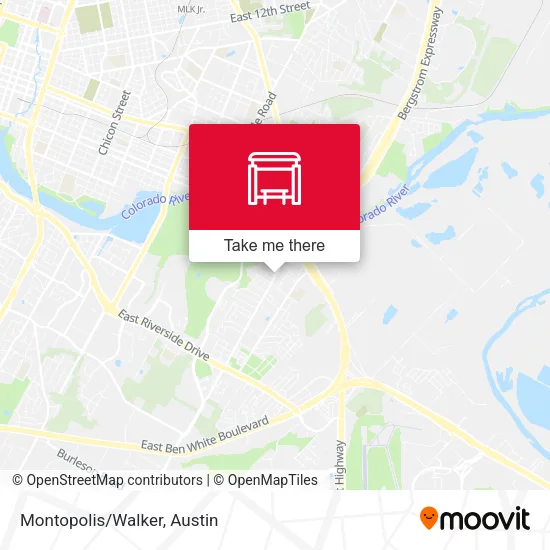 Mapa de Montopolis/Walker