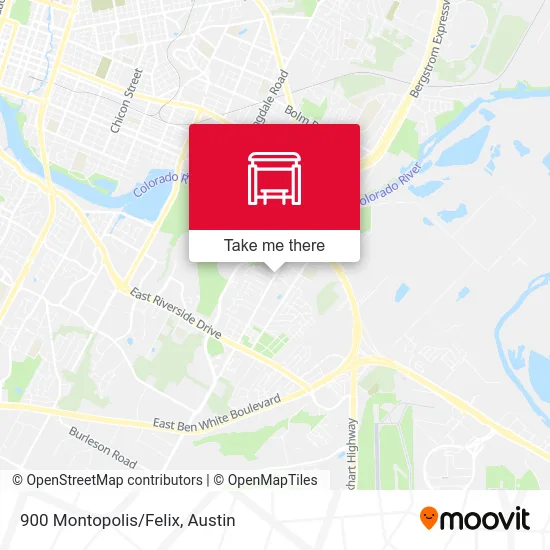 900 Montopolis/Felix map