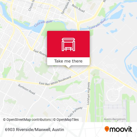 6903 Riverside/Maxwell map