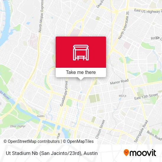 Mapa de Ut Stadium Nb (San Jacinto / 23rd)