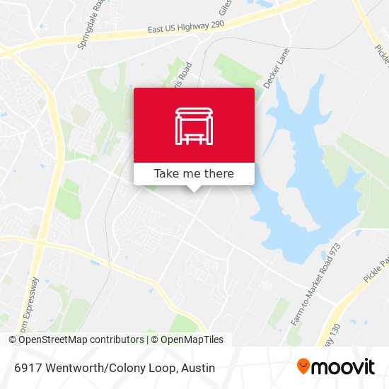 Mapa de 6917 Wentworth/Colony Loop