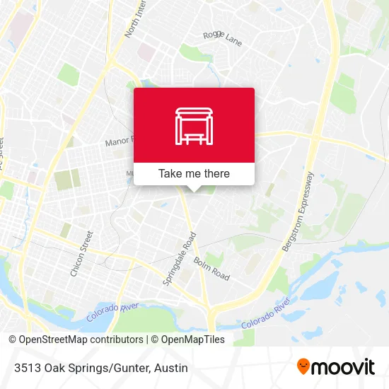 Mapa de 3513 Oak Springs/Gunter