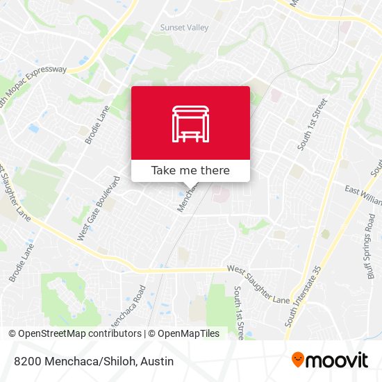 Mapa de 8200 Menchaca/Shiloh