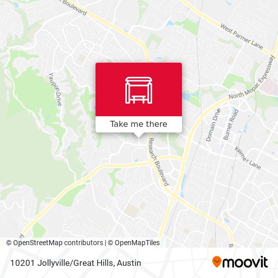 10201 Jollyville/Great Hills map