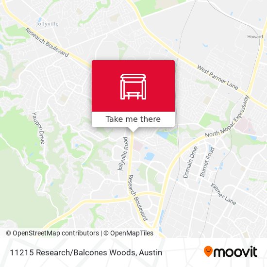 11215 Research/Balcones Woods map