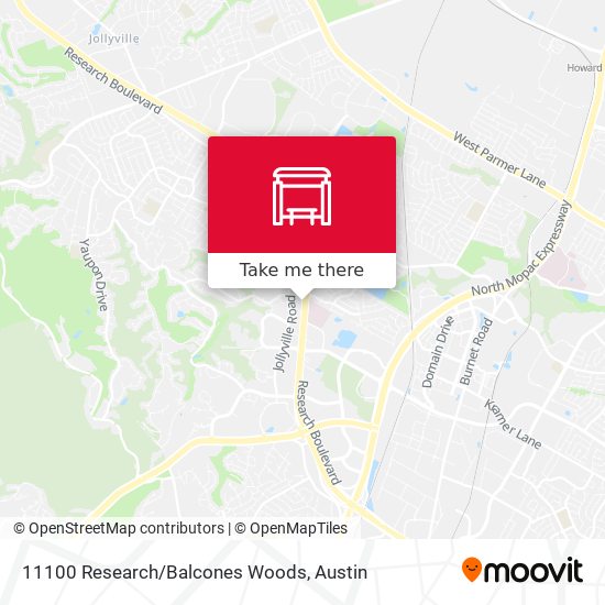 11100 Research/Balcones Woods map