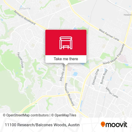 11100 Research/Balcones Woods map