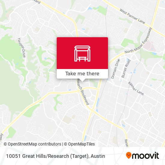 10051 Great Hills / Research (Target) map